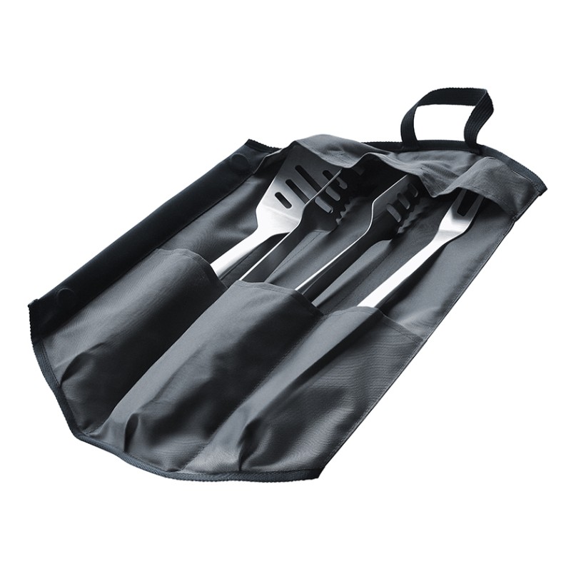 Kit ustensiles en Inox avec housse