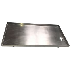 Plaque Inox dimenssion 683 X 356 mm - Lola 3 Feux