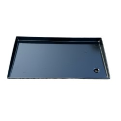 Plaque acier émaillée 3 Feux