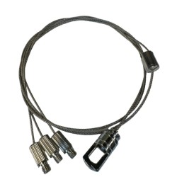 Câble acier ajustable