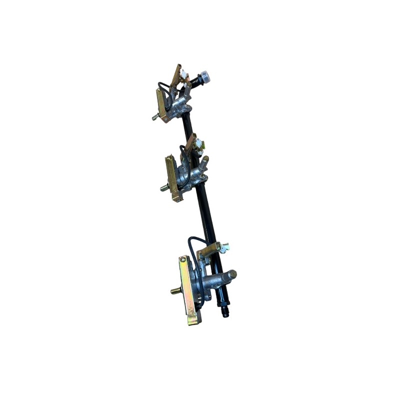 Rampe de gaz - Emma Gun Metal 3 Feux + 1