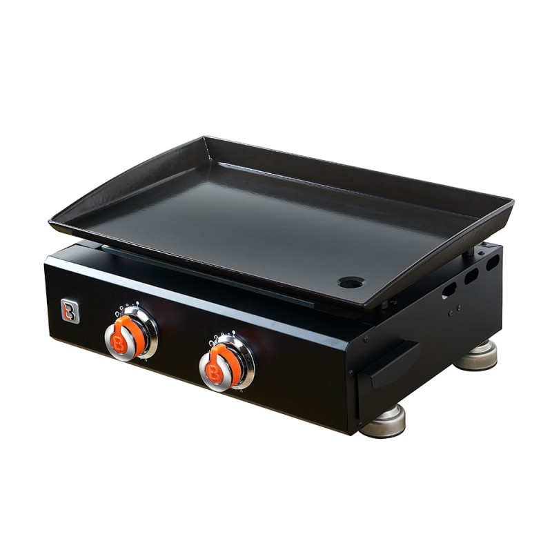 Plancha Alicia Acier 2 Feux